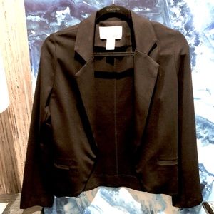 Worn once ~ Great condition! Stretchy/soft blazer jacket 🖤